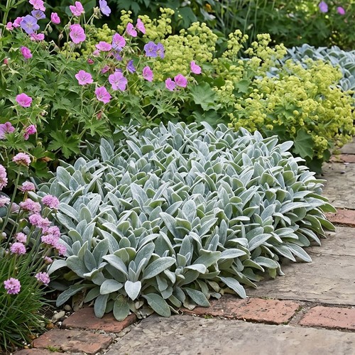 Stachys silver carpet - stachys,