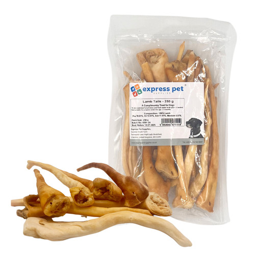 Lambs tails dog - tails, treats