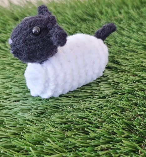 Hand knitted little black and - hand-knitted,