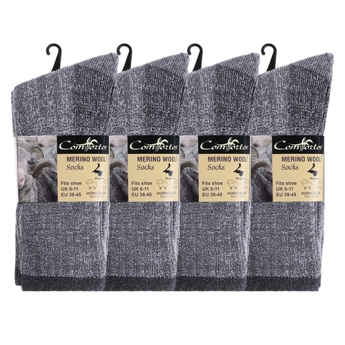 Pairs mens lambs wool - 3/6/12,